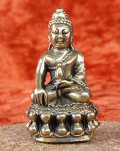 Messingfigur Medizinbuddha - Miniatur